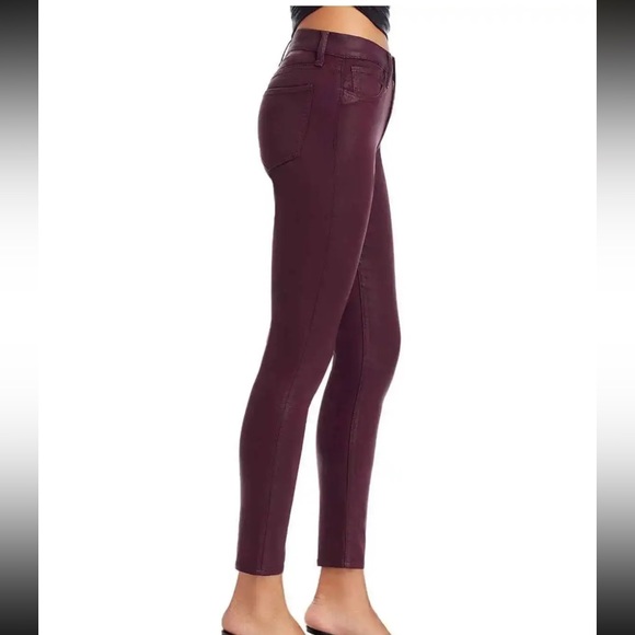 Joe's Jeans Women's Vineyard The Charlie Coated High Waist Ankle Skinny Jeans - Picture 4 of 14